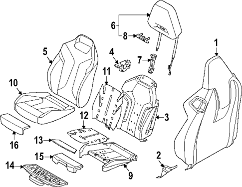 Heated Seats for 2022 BMW M8 #1