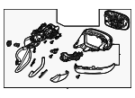 762583BHA11ZF - : Mirror Assembly for Acura Image