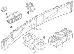 R2TZ10849D - Body: Instrument Cluster for Ford Image