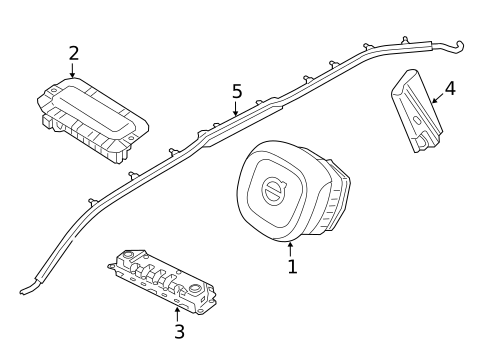 Air Bag Components for 2019 Volvo XC40 #0