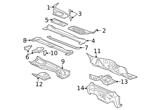 Cowl for 2007 Cadillac DTS #0