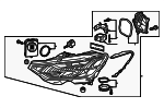 4K8941085E - Electrical: Headlamp Assembly for Audi Image