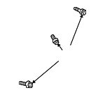 9008011555 - Steering: Intermediate Shaft Bolt for Scion: iM, iQ, tC, xA, xB | Toyota: 4Runner, Avalon, bZ4X, Camry, Celica, Corolla iM, Crown, Crown Signia, Echo, Grand Highlander, Highlander, Land Cruiser, Mirai, MR2 Spyder, Prius, Prius Plug-In, Prius V, RAV4, RAV4 Prime, Sequoia, Sienna, Tacoma, Tundra, Venza Image