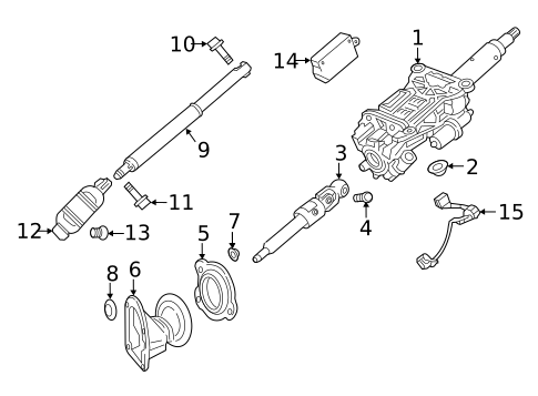 Steering Column Assembly for 2018 Cadillac XT5 #3
