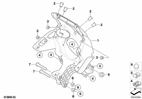 Motorcycle Trim Section, Windshield for 2010 BMW-Motorrad G 650 GS #4
