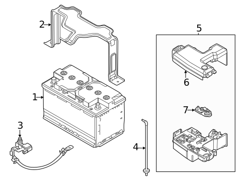Battery for 2023 Genesis GV70 #0