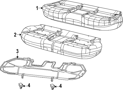 Rear Seat Components for 2025 Dodge Hornet #2