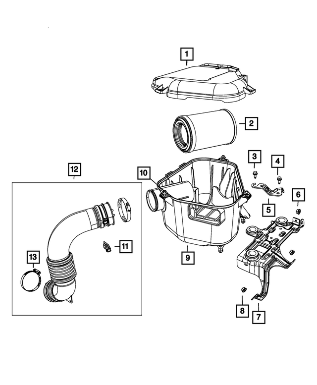 6508369AA - Fuel: Hose Clamp for Mopar Image