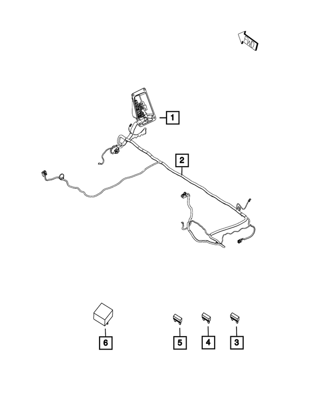 68589551AA - Electrical: Body Wiring for Mopar Image image