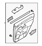 833012J090H9 - : Door Trim Panel - Driver's Side (LH) for Kia: Borrego Image