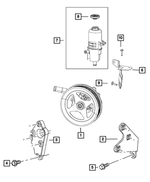 68225510AB - Steering: Power Steering Fluid Reservoir for Ram: 2500, 3500 Image