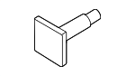 87376A9000 - Body: Gate Trim Panel Screw for Hyundai Image