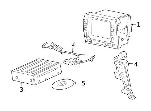 Navigation System Components for 2009 Jaguar Super V8 #0