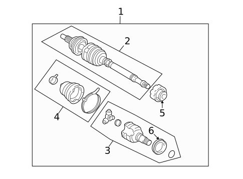 Drive Axles for 2005 Scion xA #0