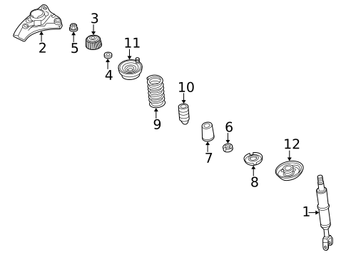 Suspension, Springs & Related Components for 2000 Audi A6 Quattro #0