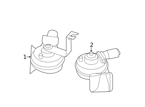 Horn for 2014 BMW 328i #0
