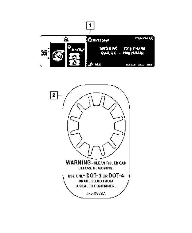 68227802AD - Labels: Air Conditioning System Label for Mopar Image image