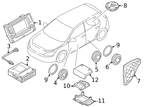 Antenna & Radio for 2019 Volkswagen Golf R #1
