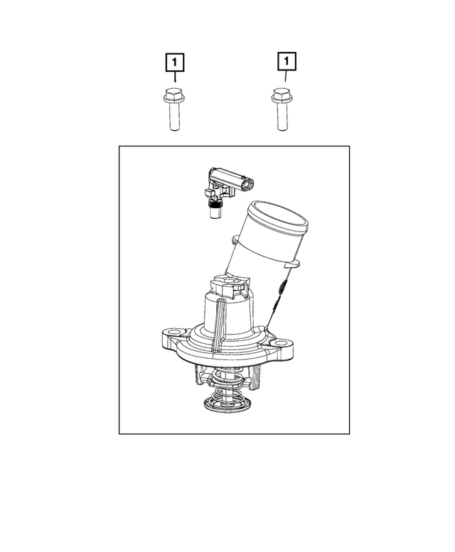 6101982 - Cooling: Hex Head Screw And Washer for Mopar Image