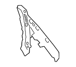 Driver Side Quarter Inner Panel Brace