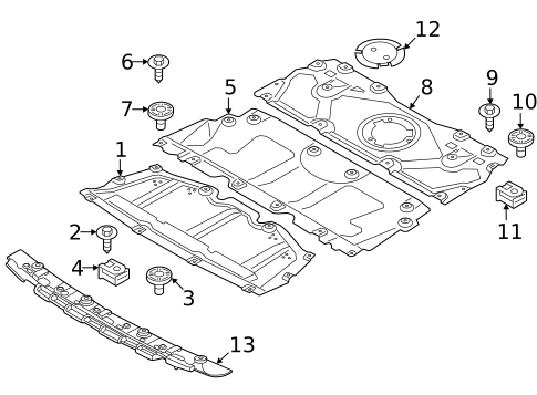 Splash Shields for 2023 BMW 330e #0