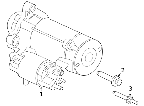 Starter & Related Components for 2024 Ford F-250 Super Duty #0