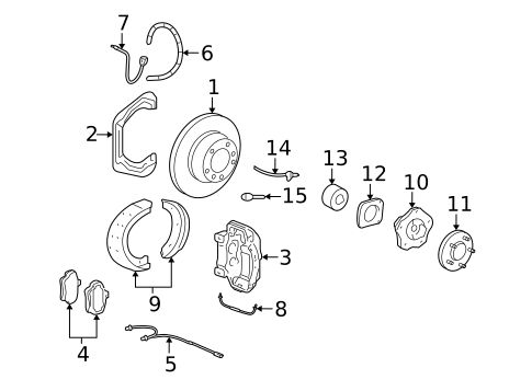 Rear Brakes for 2008 Porsche 911 #0