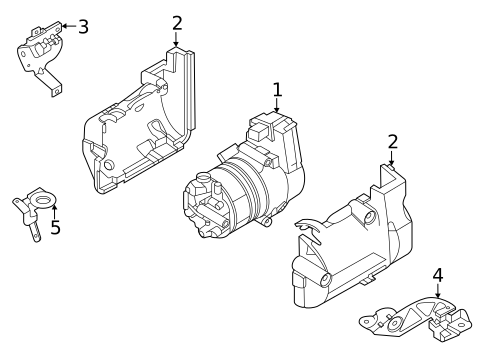 Condenser, Compressor & Lines for 2024 Audi e-tron GT #0