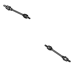 K2GZ4K139G - Universals &amp; Rear Axle: Axle Assembly for Lincoln: Nautilus Image