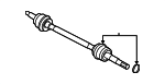 49600T1400 - Suspension: Axle Assembly for Hyundai Image image