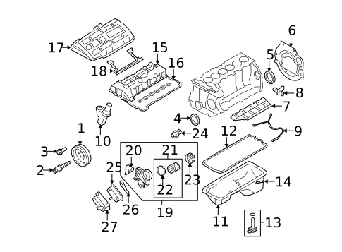 Engine Parts for 2008 BMW Z4 #0