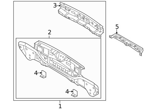 Rear Body for 2014 Mitsubishi Lancer #0