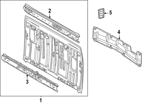 Back Panel for 2023 Toyota Tundra #1
