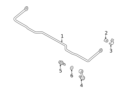 Stabilizer Bar & Components for 2004 Kia Spectra #0