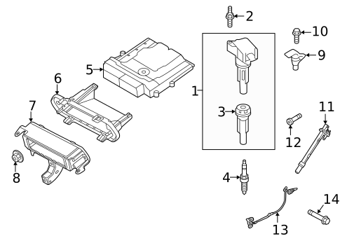 Ignition Coil for 2023 Ford Bronco #0