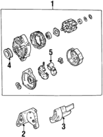 8971606051 - : Alternator Adjust Bracket for Acura Image