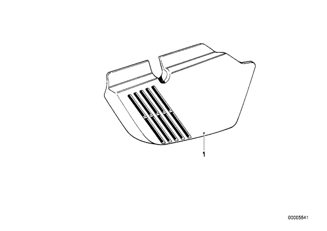 46631237173 - : Battery Cover Left Prime Coated for BMW-Motorrad Image