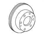 12338387 - Brakes: Disc Brake Rotor for Hummer: H1, H2 Image image