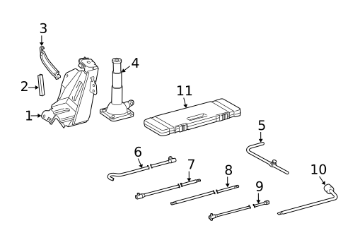 Jack & Components for 2018 Lexus LX570 #0