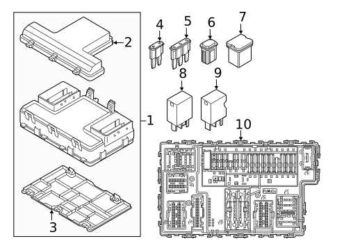 Fuel System Components for 2022 Ford Ranger #1