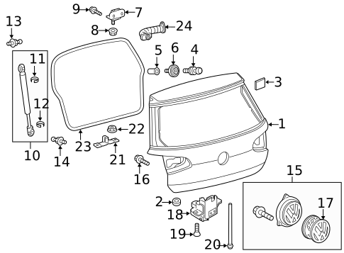 Parking Aid for 2020 Volkswagen Golf #0