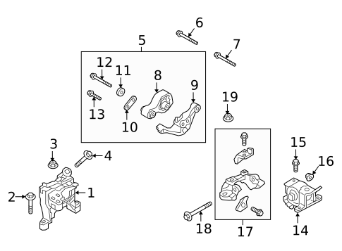 Engine & Trans Mounting for 2023 Mazda CX-9 #0