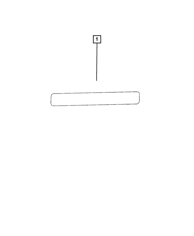 4894640AA - Labels: Door Glass Label for Chrysler: Pacifica, Voyager | Fiat: 500 | Jeep: Cherokee, Compass, Gladiator, Grand Cherokee, Grand Cherokee L, Grand Wagoneer, Wagoneer, Wagoneer S, Wrangler | Ram: 1500, 1500 Classic, 2500, 3500, ProMaster City Image