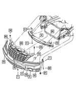 ZN32CJMAA - Electrical: Fog Lamp Hole Plug, Right for Mopar Image