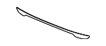 3CM8071109B9 - Body: Spoiler for Volkswagen Image