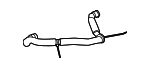 2978301502 - HVAC: Hose for Mercedes-Benz Image