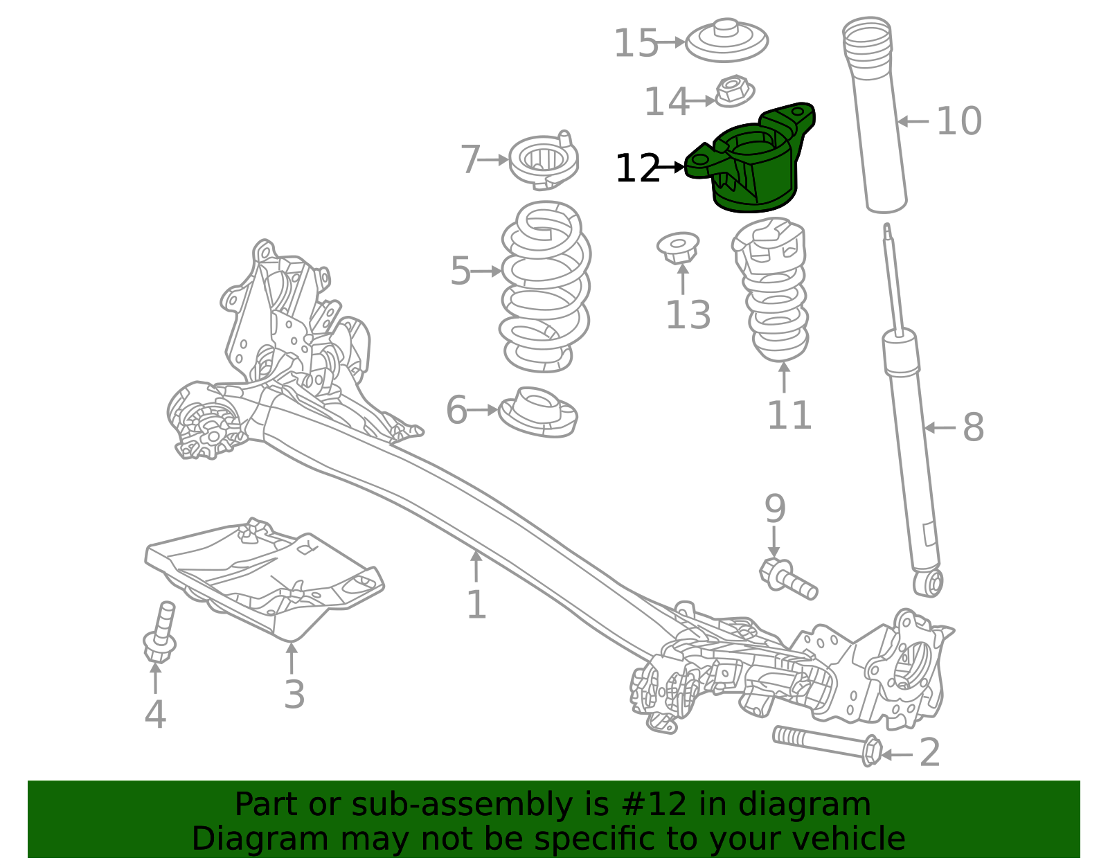 VA40-28-380 - Upper Mount - 2023-2025 Mazda CX-50 | Mazda Swag