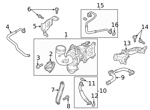 Turbo Charger for 2017 Audi A6 #0