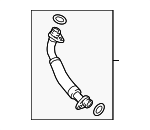 6L145735J - Engine: Oil Return Tube for Audi: A4, A4 allroad, A4 Quattro, A5 Quattro, A5 Sportback, A6, A6 Quattro, A7 Sportback, Q5, Q5 PHEV, Q5 Sportback, Q7 Image