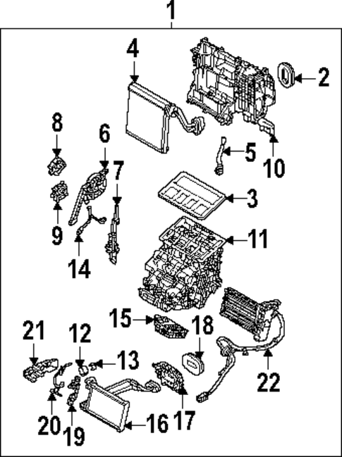Evaporator & Heater Components for 2023 Mazda MX-30 EV #0